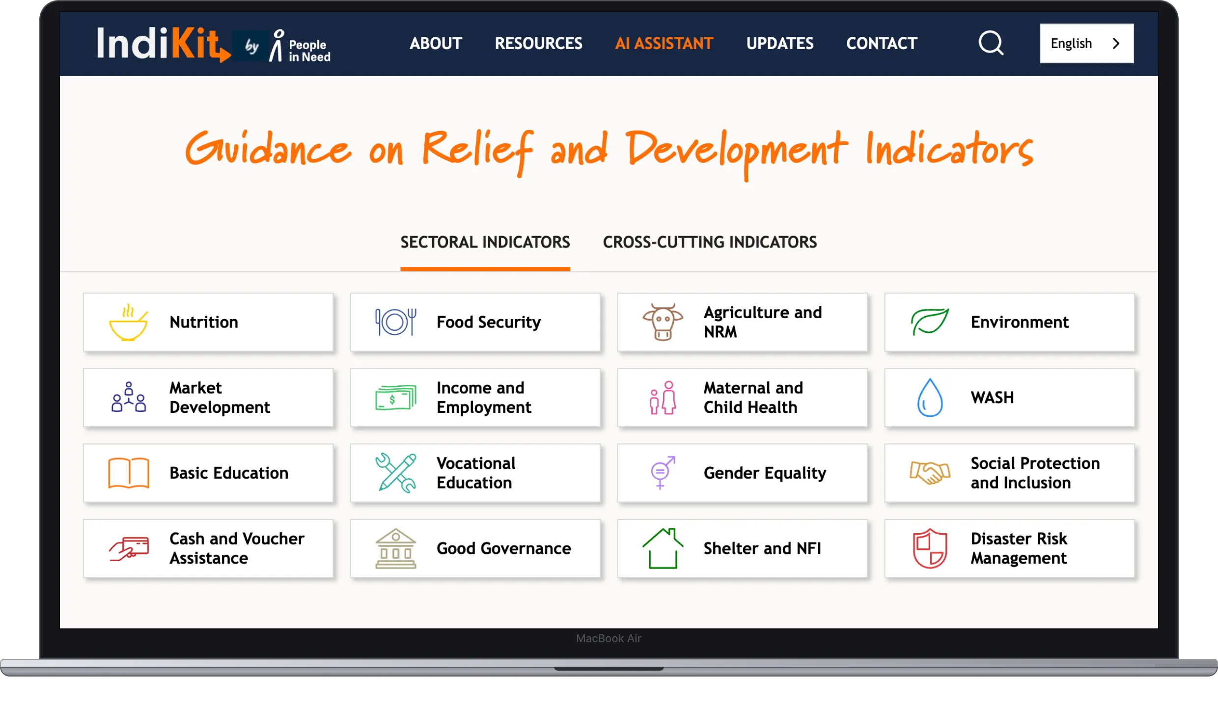 The IndiKit indicator library on desktop